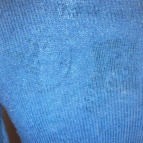 Moda international size S navy blue sweater dress - Picture 7 of 8